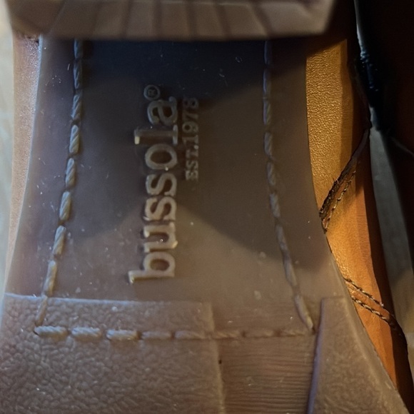 𝅺bussola Reikiavik side zip leather ankle boot toffee tan bootie 39 8.5 - Picture 11 of 16